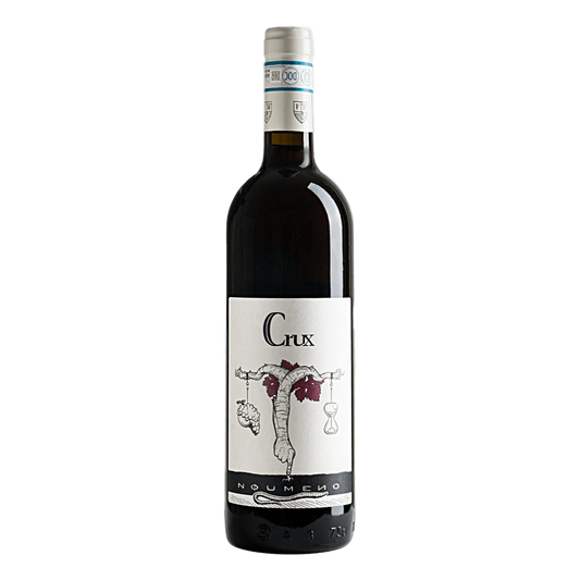 CRUX Bardolino DOP - BARDOLINO DOP 2017Vitigni: Corvina, Rondinella, Merlot, Cabernet Sauvignon. Vitigni coltivati facendo ricorso axll’agricoltura rigenerativa, che mira a migliorare i suoli attraverso l’aumento della sostanza organica in essi presente, perseguendo una diversa idea di viticoltura, con la reintroduzione di pratiche viticole anticheVinificazione: Due anni di affinamento in botti di cemento ed un ulteriore anno in bottiglia Note degustative: colore rosso rubino intenso, vino elegante e di bu