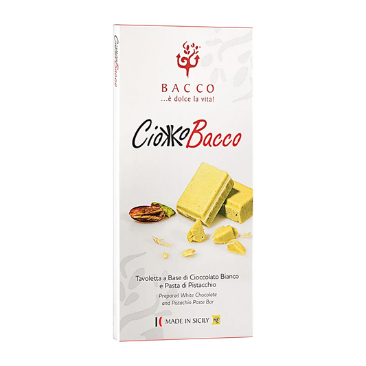 Ciokkobacco pistachio chocolate bar