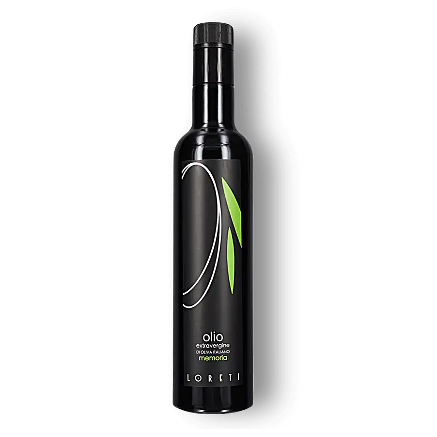 Memoria Olio Extravergine di Oliva - L’olio che non si scorda, blend delicato ed elegante in cui il piccante e l’amaro si rincorrono in perfetto equilibrio. Al naso dominano le sensazioni erbacee. Il gusto è avvolto in una gamma armonica di sentori, dalla cicoria al pomodoro, a cui nel finale si aggiungono note agrumate e tropicali, come la banana. Fruttato: MEDIOFiltrato: SIConservazione: TANK SOTTO AZOTO venduto da Frantoio Loreti al prezzo di €14 | unitaliano.com