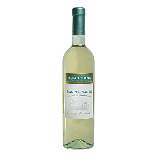 San Colombano DOC Bianco del Santo - Classificazione: Vino bianco fermo DOC S. Colombano“Mombrione” Selezione Riccardi Uvaggio: Chardonnay 70%, Pinot Nero 20%, Riesling 5%Sistema di allevamento guyotdensità 4500 piante/ettaroVinificazione: Raggiunta una giusta maturazione, le uve vengono raccolte manualmente in piccole ceste, rovesciate in carri vendemmia e trasportate alla cantina, dove vengono diraspate delicatamente. Macerazione a freddo a 8-10° per 24 ore del pigiato in vinificatori di acciaio; soffice